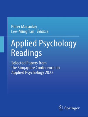 cover image of Applied Psychology Readings